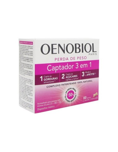 Oenobiol Weight Loss Captor 3 in 1 60Caps