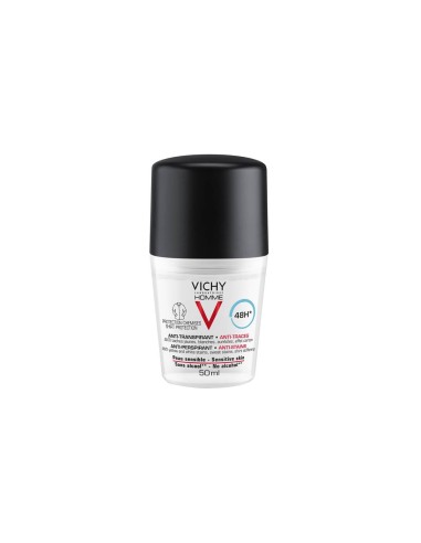 Vichy Homme Deodorant Antiperspirant Anti-Stain 48h 50ml