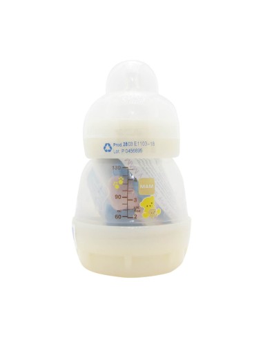 Mam Easy Start Baby Bottle 130ml + Silicone Nipple 0+ Months + Start Pacifier 0-2 Months
