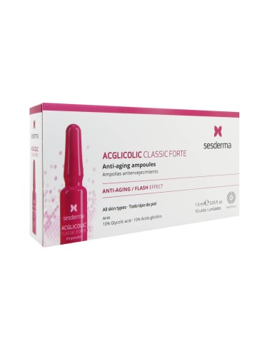 Sesderma Acglicolic Classic Forte Anti-Aging Ampoules 10x1,5ml