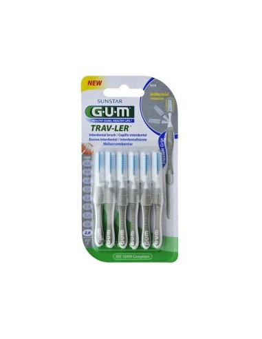 Gum Trav-ler Dental Brush 2.0mm x6