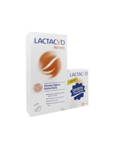 Intimate Lactacyd Soft Gel Pack 400ml + Wipes x10