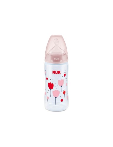 NUK First Choice Silicone Temperature Indicator Bottle 0-6M M 300ml