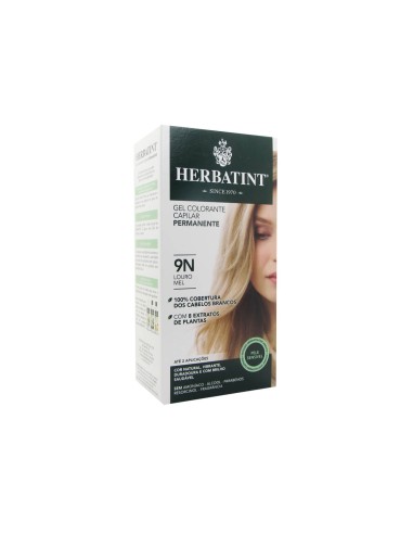Herbatint Permanent Hair Color Gel 9N Honey Blond 150ml