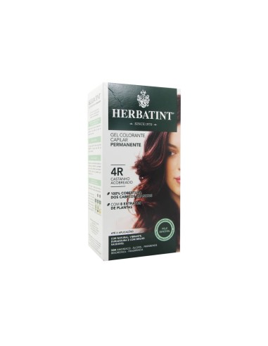 Herbatint Permanent Hair Color Gel 4R Copper Brown 150ml