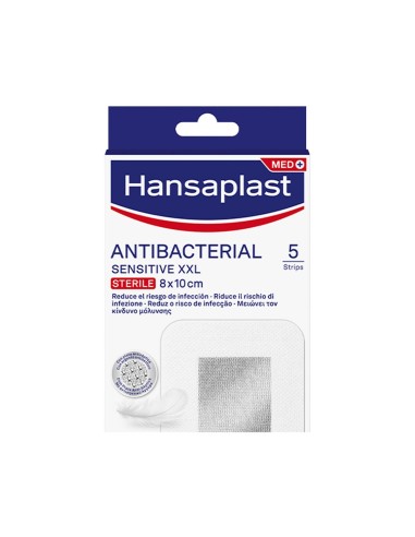 Hansaplast Sensitive XXL Sterile 8x10cm 5 units