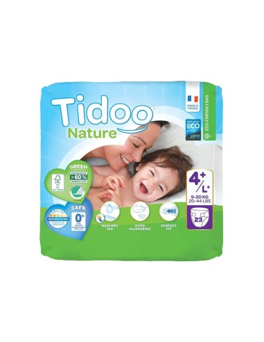 Tidoo Diapers 4L (9-20Kg) 23 units