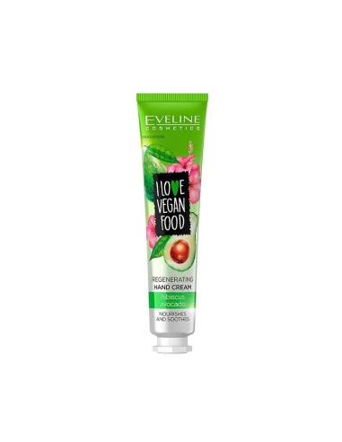 Eveline Cosmetics I Love Vegan Food Avocado and Hibiscus Hand Cream 50ml