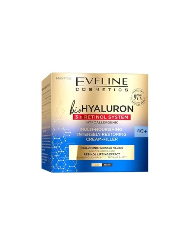 Eveline Cosmetics bioHyaluron 3xRetinol System Cream 40 50ml