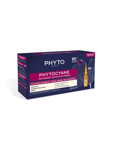 Phytocyane Anti Reactional Hair Loss Treatment for Women 12x5ml