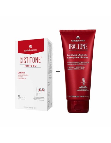 Cistitone Pack Cistitone Forte BD 60 Capsules and Iraltone Fortifying Shampoo 200ml