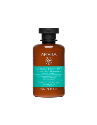Apivita Oily Roots and Dry Ends Shampoo 250ml