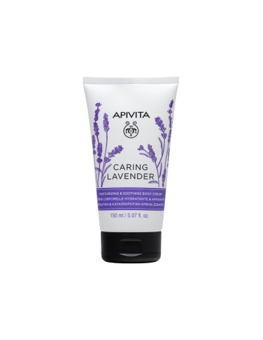 Apivita Caring Lavender Moisturizing and Soothing Body Cream 150ml