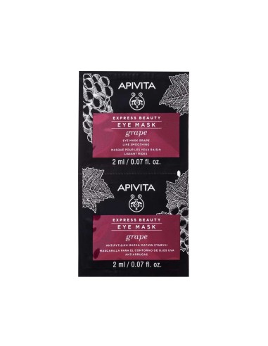 Apivita Express Beauty Eye Mask Grape 2x2ml