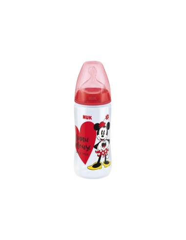 NUK Mickey Silicone Bottle 0-6M M 300ml