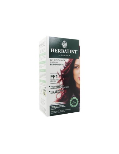 Herbatint Permanent Hair Color Gel FF1 Red Henna 150ml
