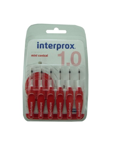 Interprox Mini Conical Flexible Brush 1.0 X6