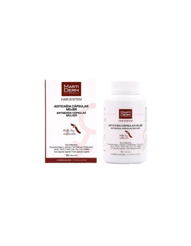 Martiderm Hair System Hair Loss Prevention Capsules Woman 120 Capsules