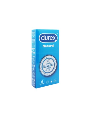 Durex Natural Plus Condoms 6 Units