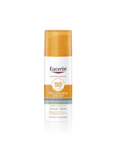 Eucerin Sun Face Oil Control Tinted SPF50 Light 50ml