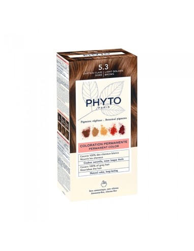 Phyto Color Permanent Coloring with Vegetable Pigments 5.3 Light Brown Golden