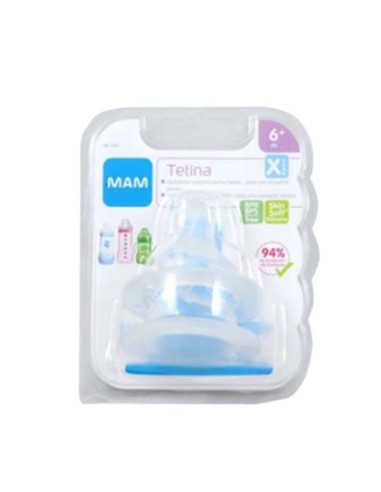 Mam Tetina Silicone 6+ Months Very Fast Flow x2