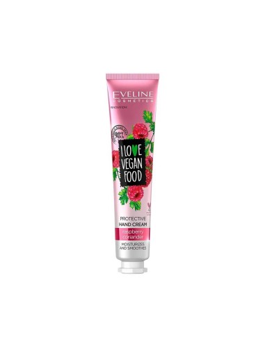 Eveline Cosmetics I Love Vegan Food Raspeberry and Corriander Hand Cream 50ml