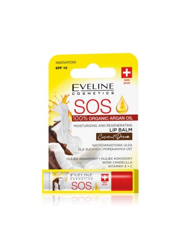 Eveline Cosmetics SOS Lip Balm Coconut Dream SPF10 4,2g