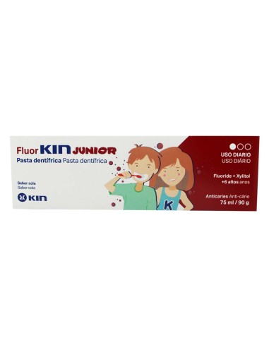 Kin Fluoride Junior Toothpaste Cola Flavour 75ml