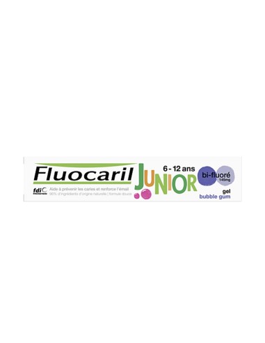 Fluocaril Junior 6 to 12 Bubble Dentifrice Gel 75ml